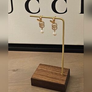 🧡SOLD🧡Handmade Pearl & Heart Earrings